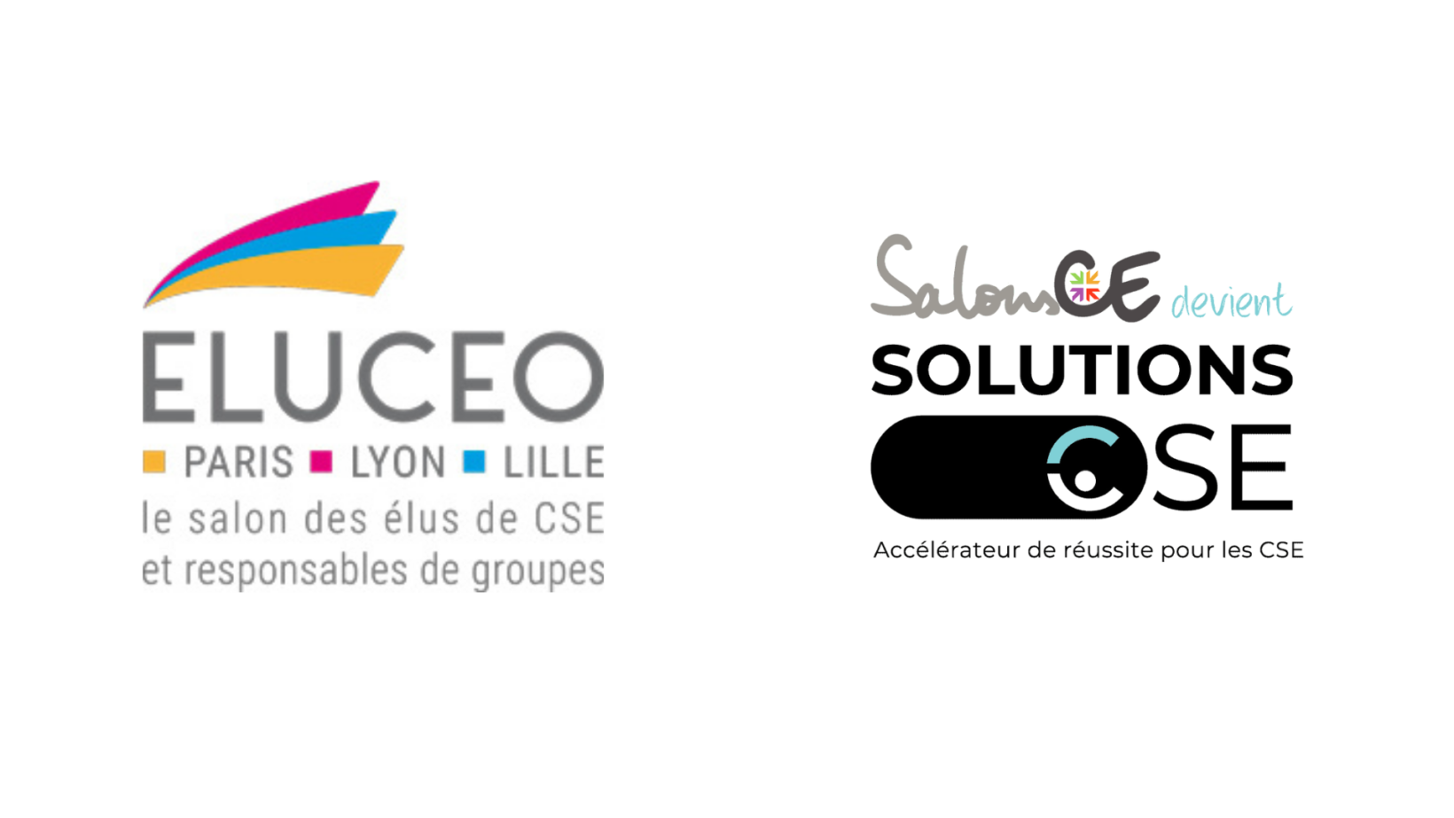 Logos Eluceo et Solutions CSE pour les cse salons 